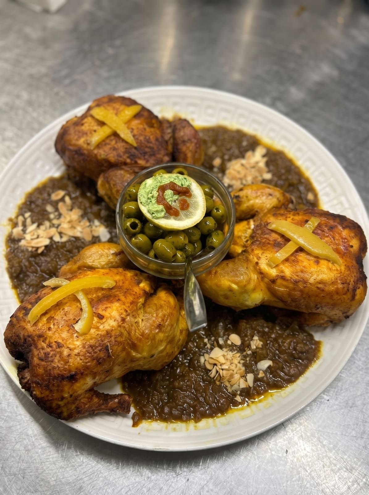 Plat préparé par Zey Gourmet pour un événement