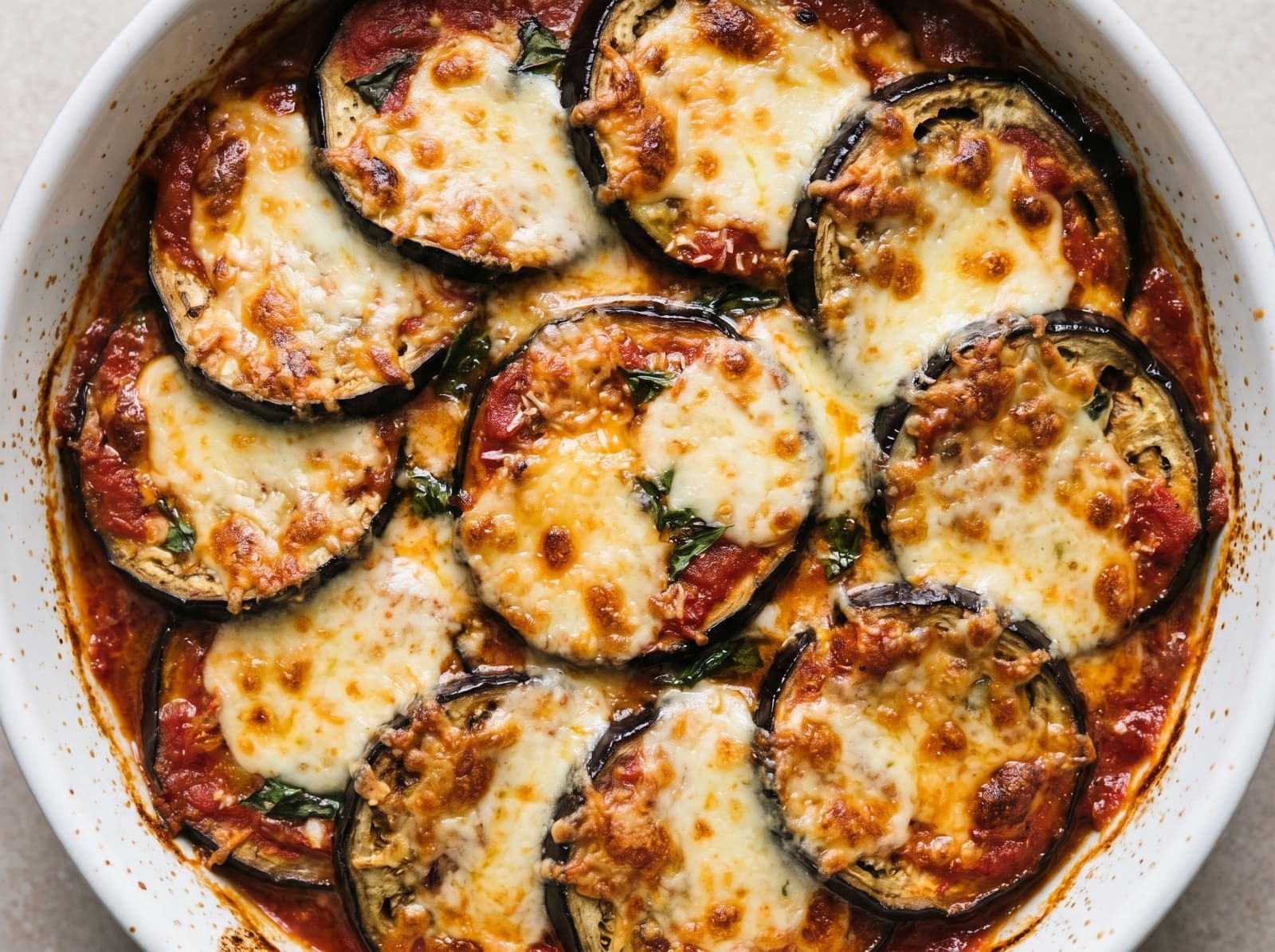 Aubergines à la parmigiana