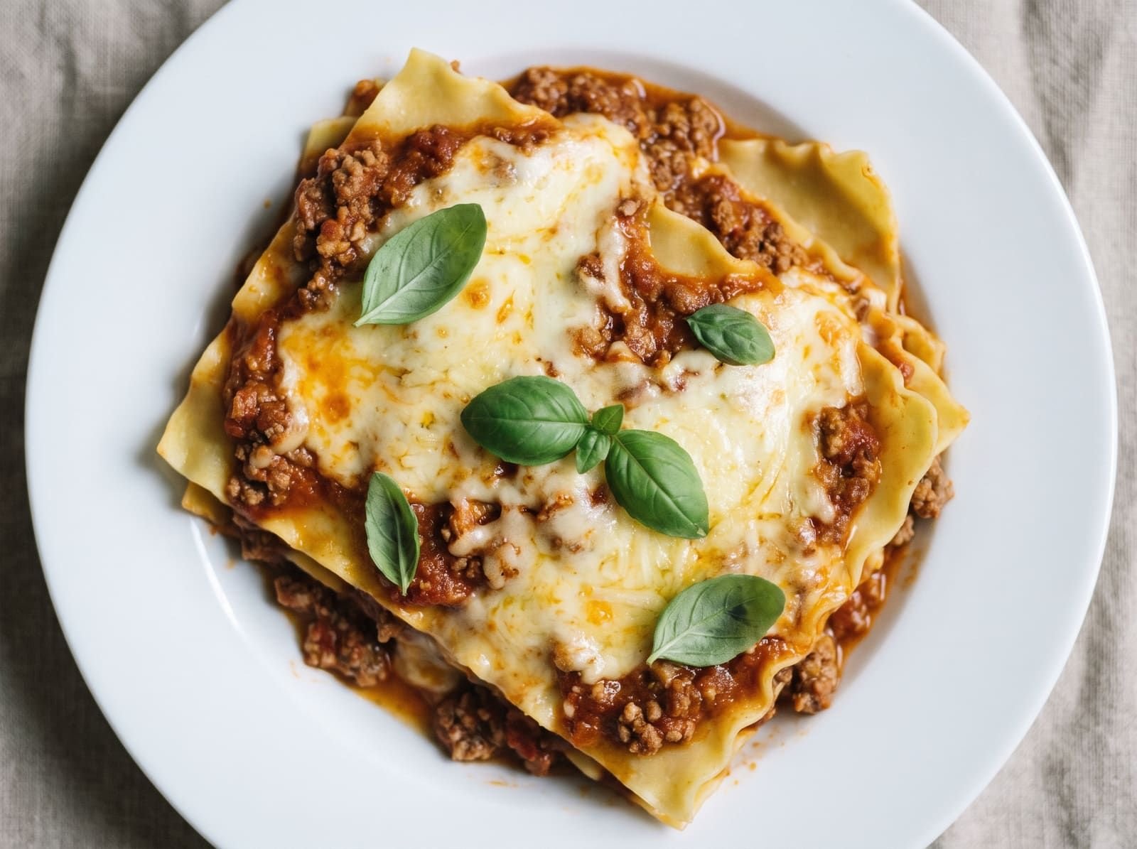 Lasagnes à la viande hachée